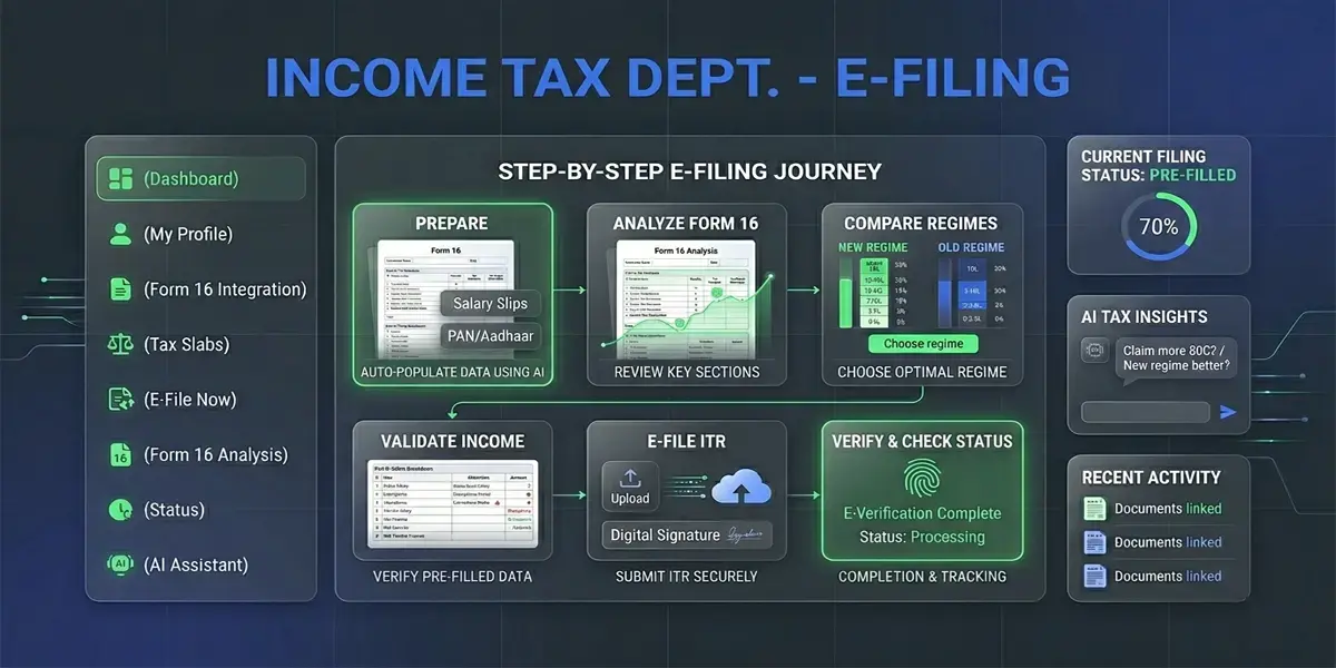 Comparison and analysis for How to Read Form 16 and File ITR Step by Step (2026 Guide)